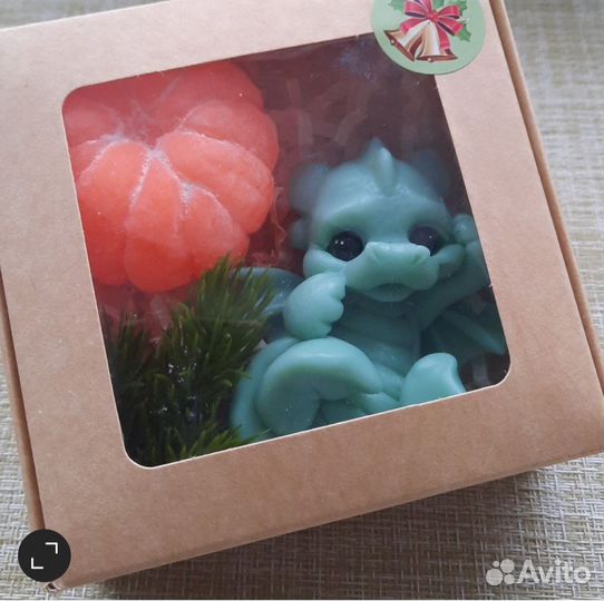 Набор из мыла ручной работы