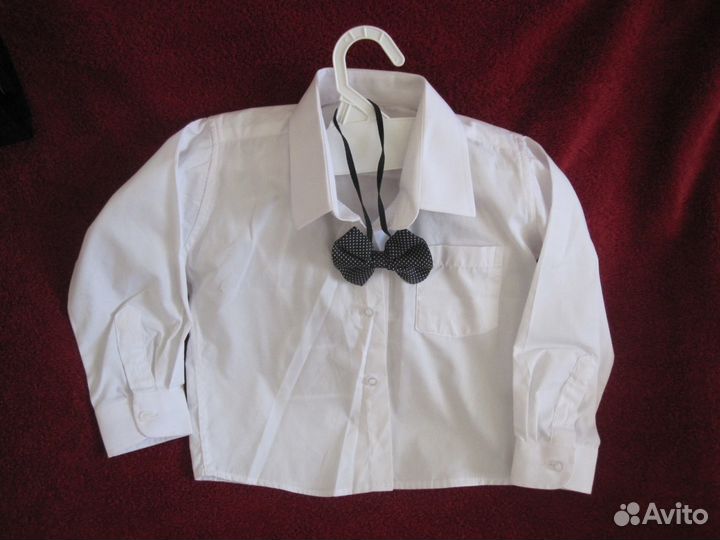 Комплект рубашка, брюки, жилетка, бабочка