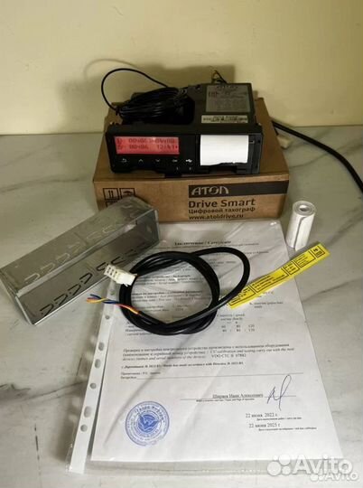 Тахограф Меркурий та-001 с скзи (под ключ)