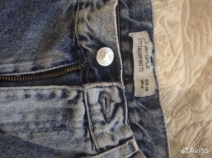 Джинсы для девочки 134 140 пакетом