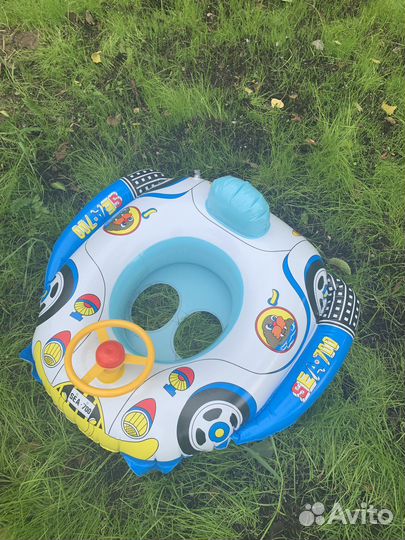 Надувной детский круг для плавания