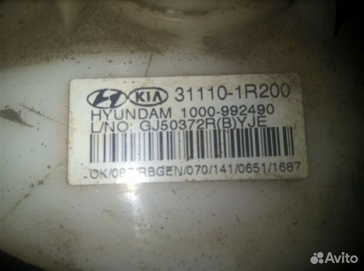 Топливный насос Kia Rio 2012
