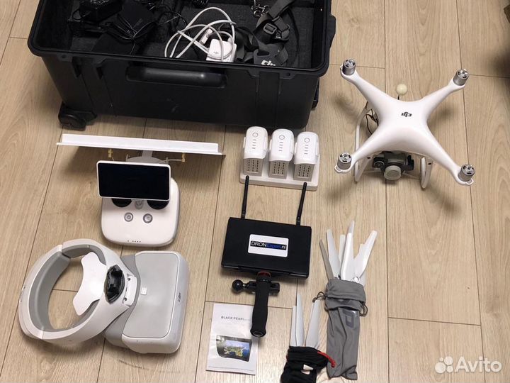 Квадрокоптер DJI Fantom 4 pro c тепловизором