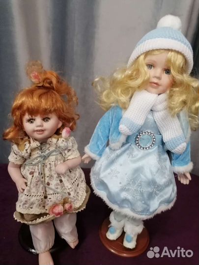 Кукла фарфоровая