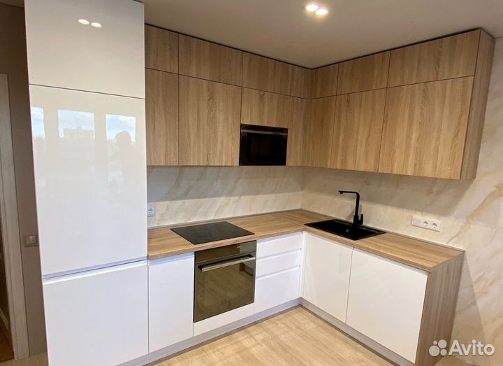 Современная кухня на заказ мдф фасады