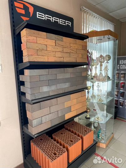 Кирпич облицовочный баварская кладка кора Браер