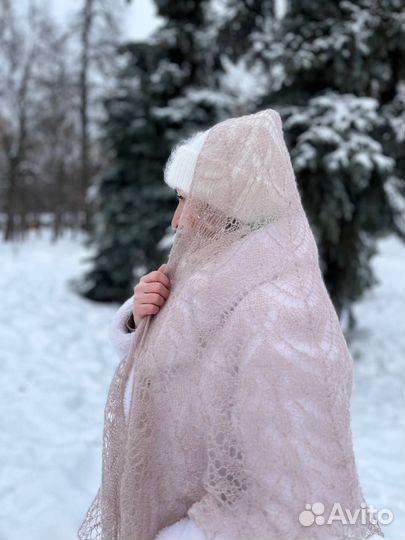 Шаль ажурная