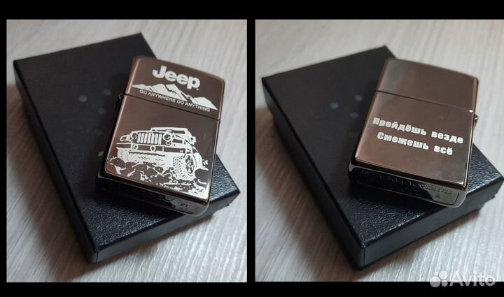 Зажигалка Zippo 150 с изображением jeep, новая