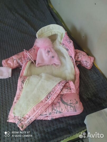 Зимний комбинезон для девочки