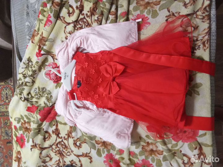Платье для девочки 74 80