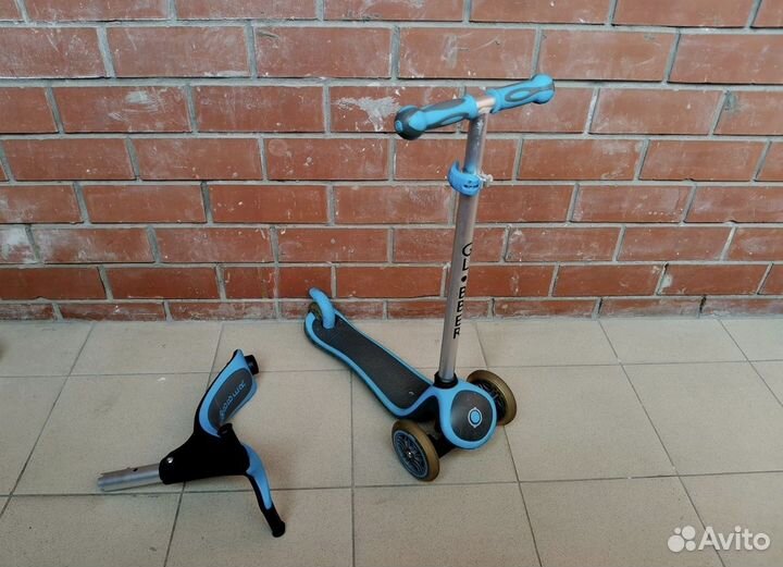 Самокат Glober 3 в 1 с сиденьем от 1 до 4 х