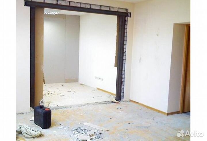 Демонтаж любой сложности. Пробивка проёмов