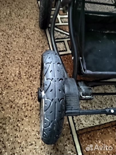 Коляска 2 в 1 эко кожа