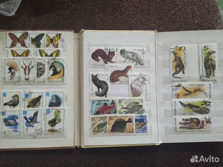 Марки флора и фауна СССР
