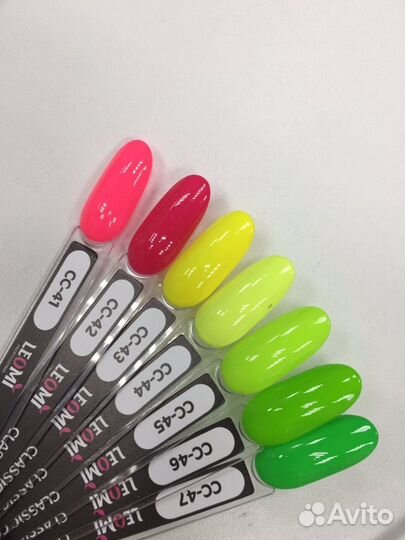Leomi неоновый гель лак