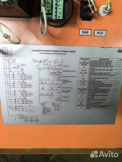 Шкаф установки подсушки твердой изоляции 