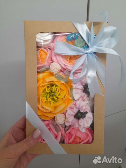 Съедобные букеты и наборы из зефира