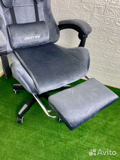 Кресло компьютерное велюровое