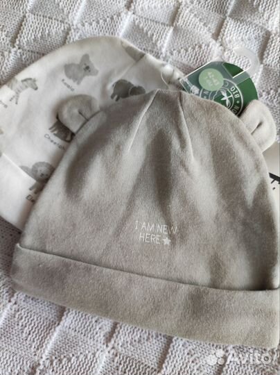 Детские шапочки для новорожденных С&А 42-43