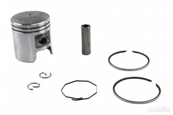 Поршень 41,25 мм (2х такт.двиг.) (с кольцами, паль