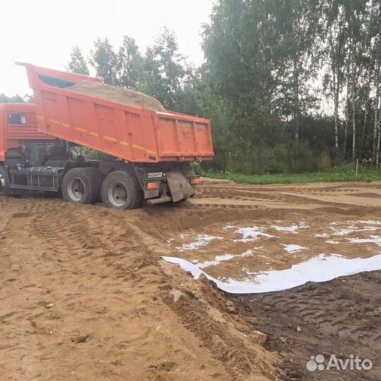 Песок речной доставка