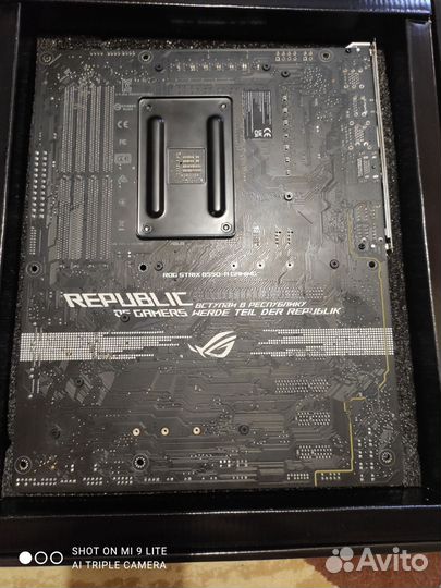 Материнская плата asus rog strix b550 a gaming