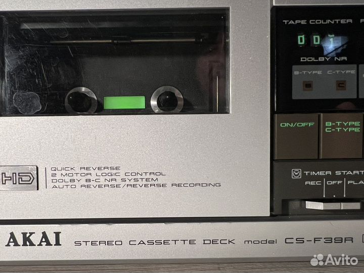 Дека кассетная akai