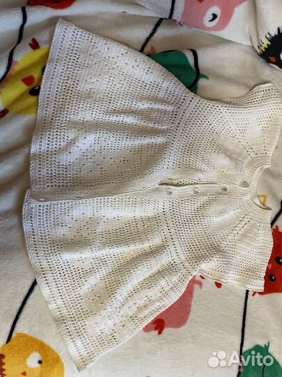 Вязанный жакет для девочки