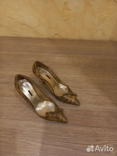 Туфли кожаные