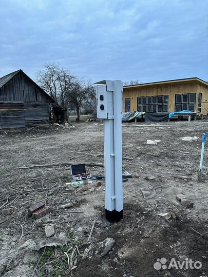 Электрик. Установка трубостойки и заземления