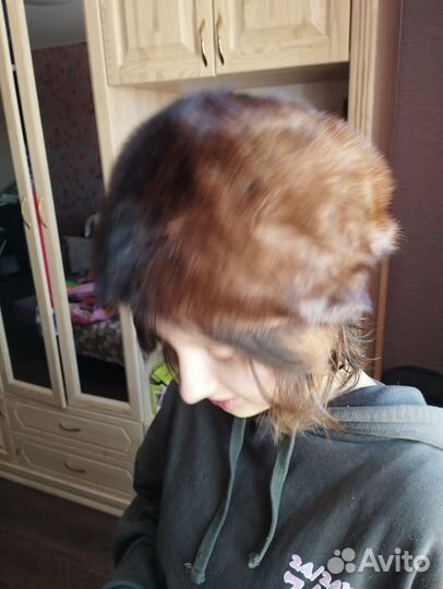 Шапка норковая женская бу