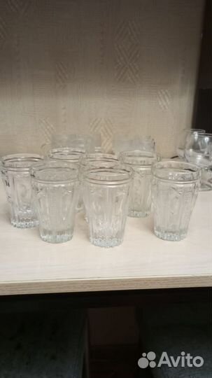 Стаканы хрустальные