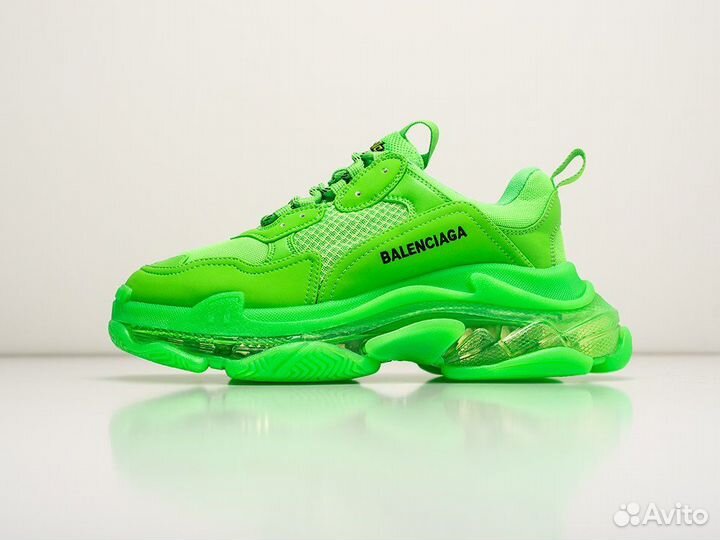 Кроссовки Balenciaga Triple s Neon Green (36-45)