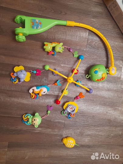 Детские игрушки мобиль, подвеска, грызунок