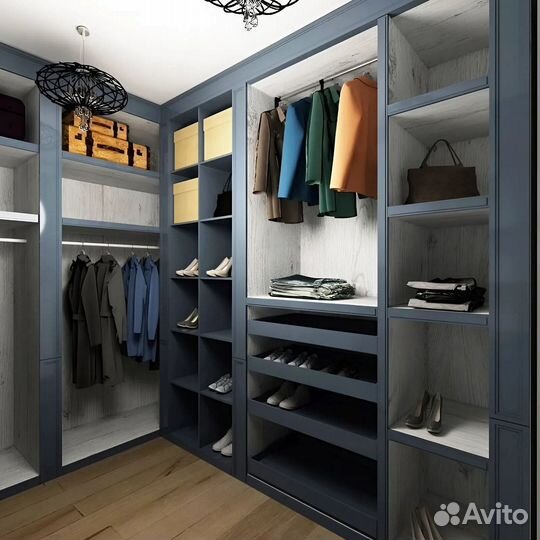 Шкаф гардеробная на заказ в рассрочку