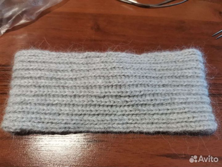 Вязаная повязка на голову