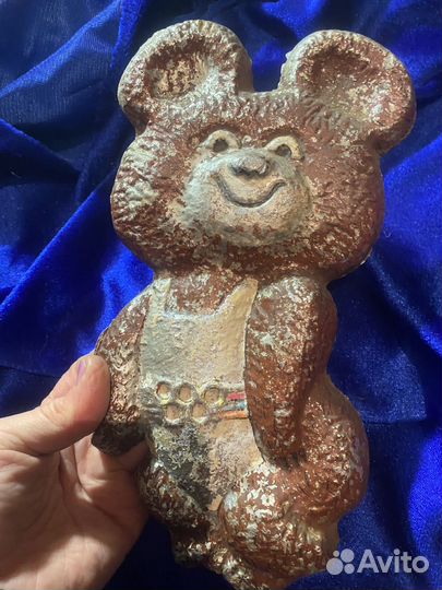 Мишка олимпийский-сувенир эпохи СССР