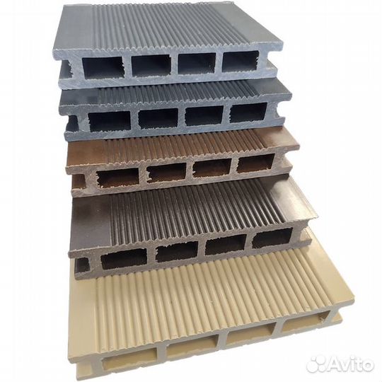 Террасная доска из дпк Slim 140х24мм Финский профи