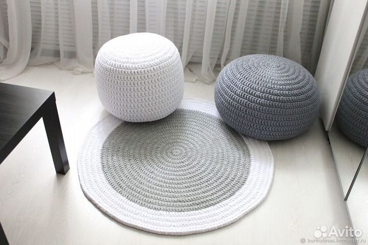 Свяжу корзинку или коврик из трикотажной пряжи