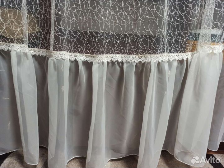 Готовый тюль на кухню