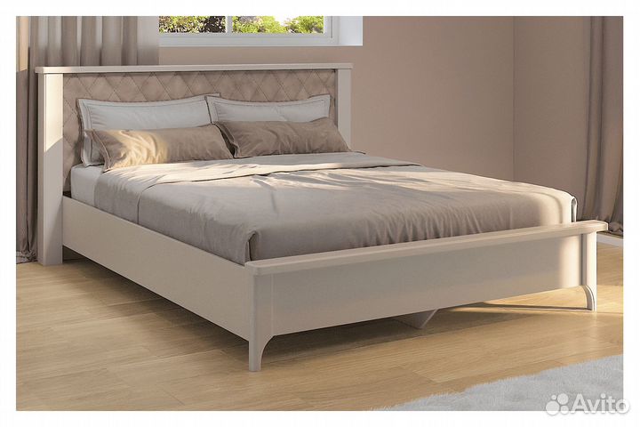 Флорентина кровать 180 см (сатин)