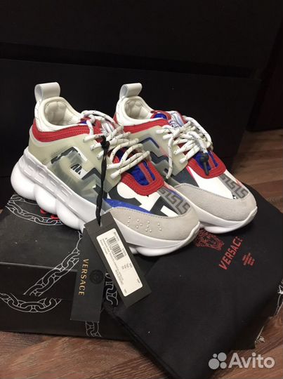 Кроссовки versace chain reaction