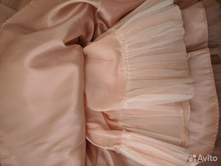 Праздничное платье с бантом 5 лет