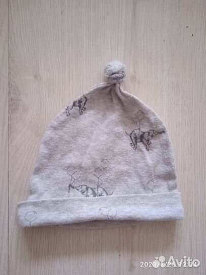 Шапки детские тонкие 6-18мес