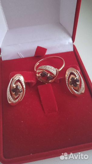 Комплект из золота 585 пробы