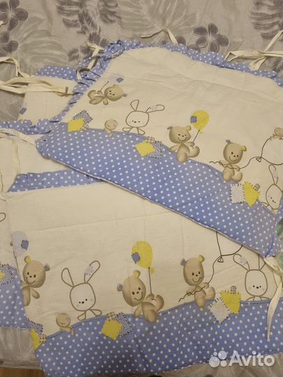 Бампер для детской кроватки