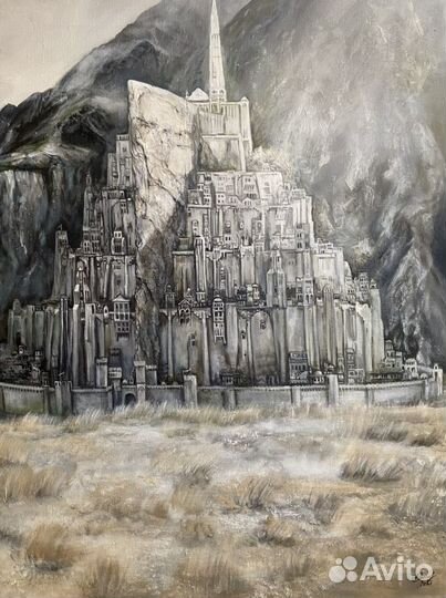 Картина Минас Тирит Властелин Колец Гондор Толкин