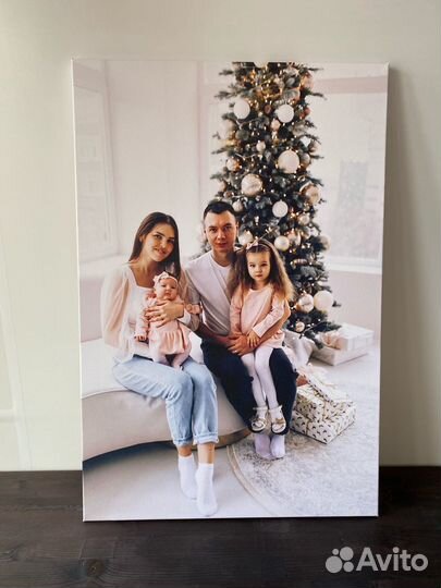 Портрет по фото на холсте на день рождения