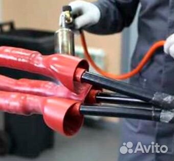 Монтаж муфт 0.4,6-10кВ