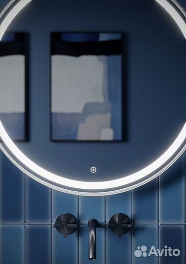 Зеркало Sancos Dames 65 DA650W с подсветкой Белое